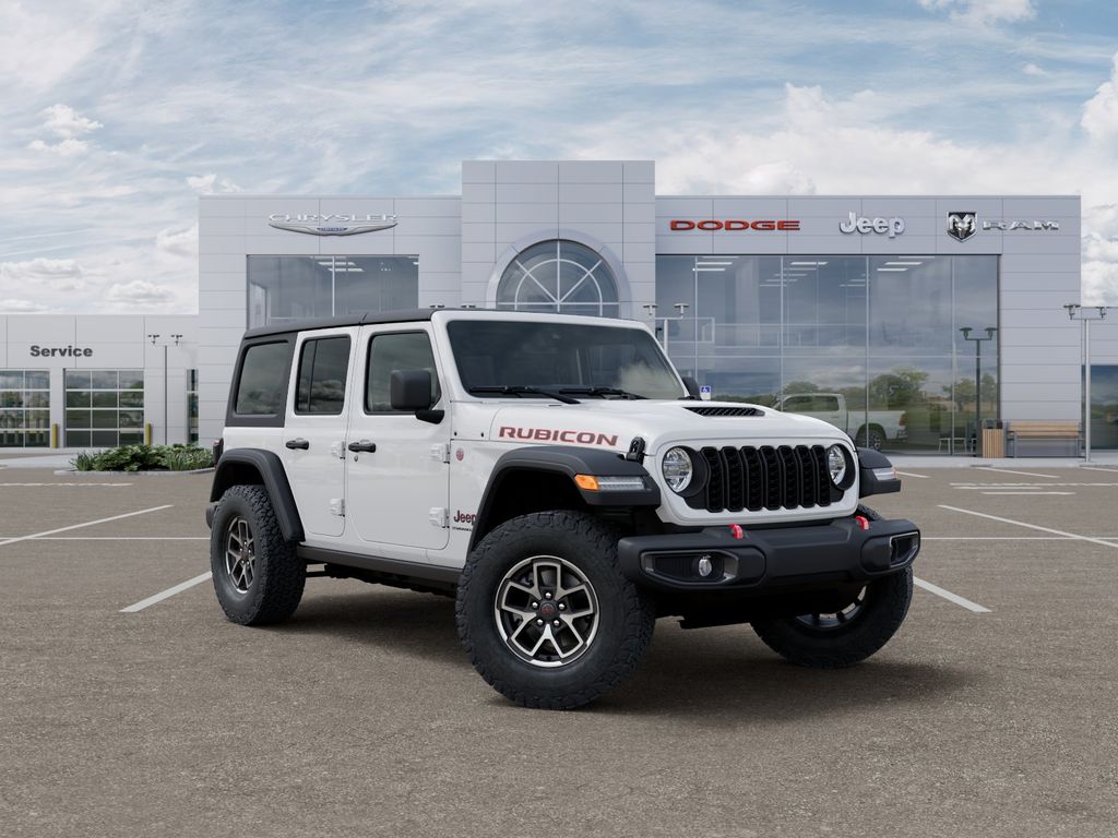 New 2026 Bright White Clearcoat Jeep Rubicon image 5