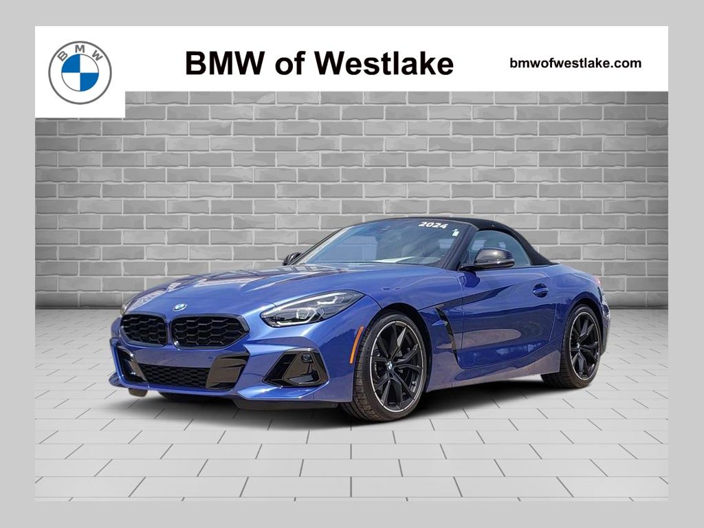 Portimao Blue Metallic 2024 BMW Z4 sDrive30i RWD Convertible Rear-Wheel Drive 8-Speed Automatic