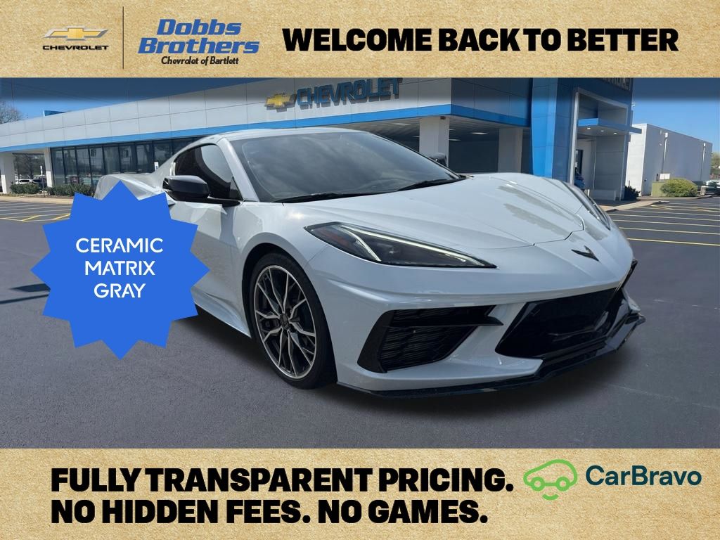 Ceramic Matrix Gray Metallic 2023 Chevrolet Corvette Coupe Rear-Wheel Drive 8-Speed Dual Clutch
