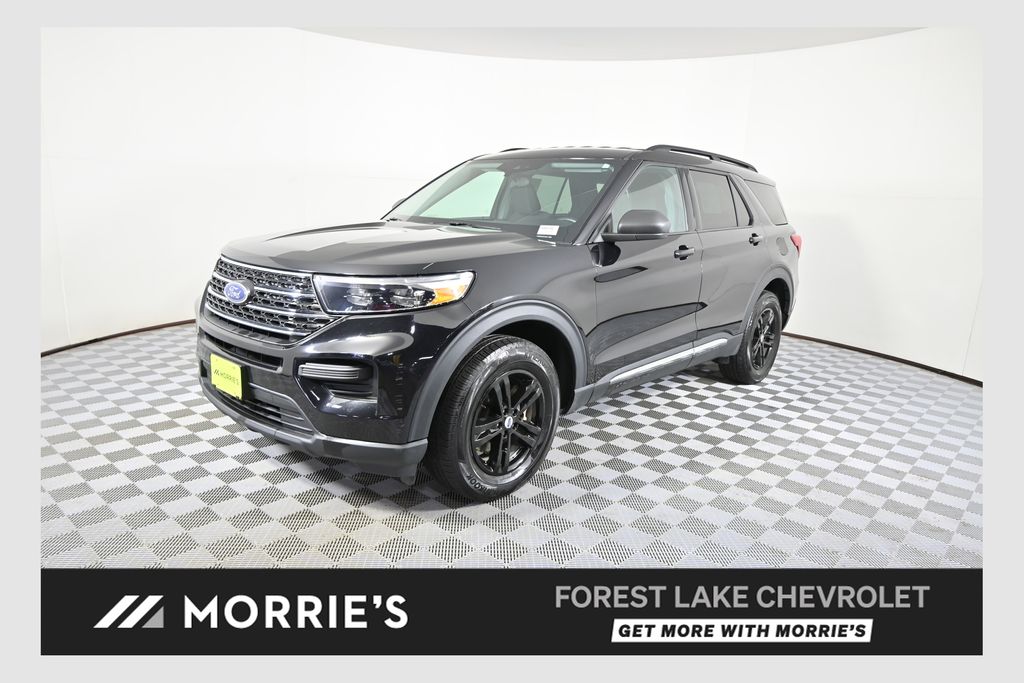 Agate Black Metallic 2023 Ford Explorer SUV / Crossover All-Wheel Drive Automatic