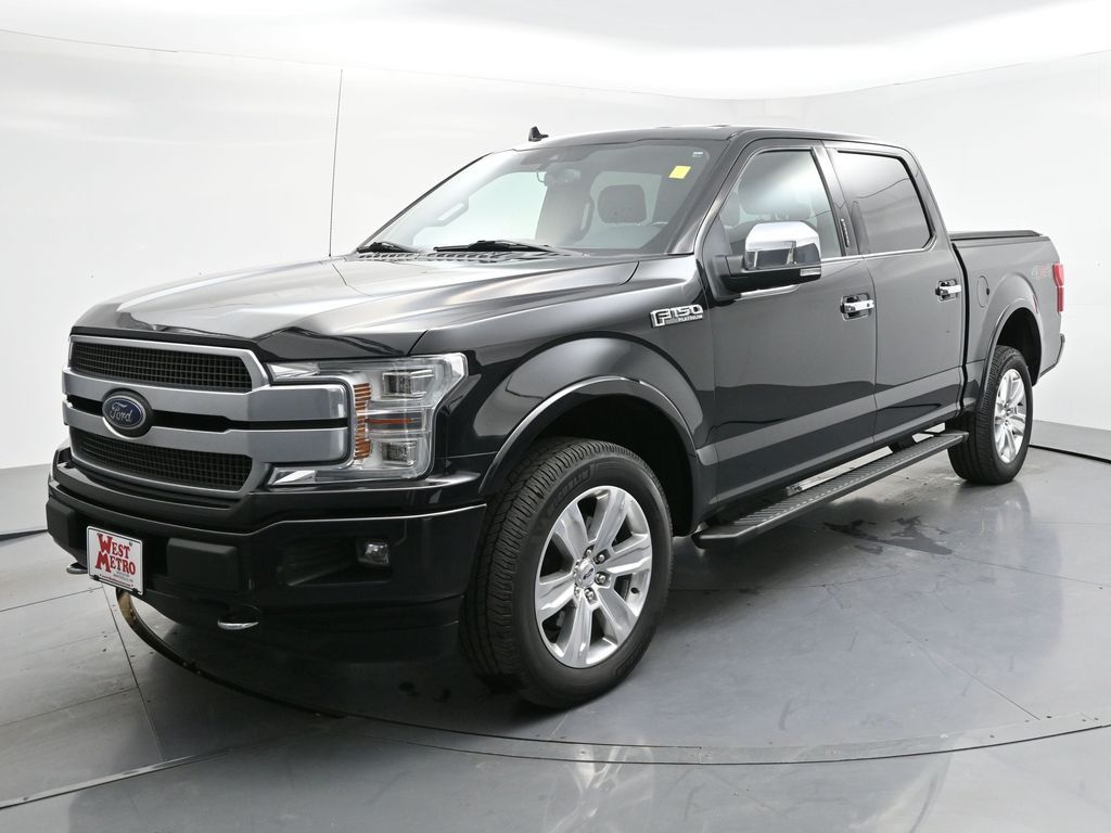 Black Metallic 2019 Ford F-150 Pickup Truck Four-Wheel Drive Automatic
