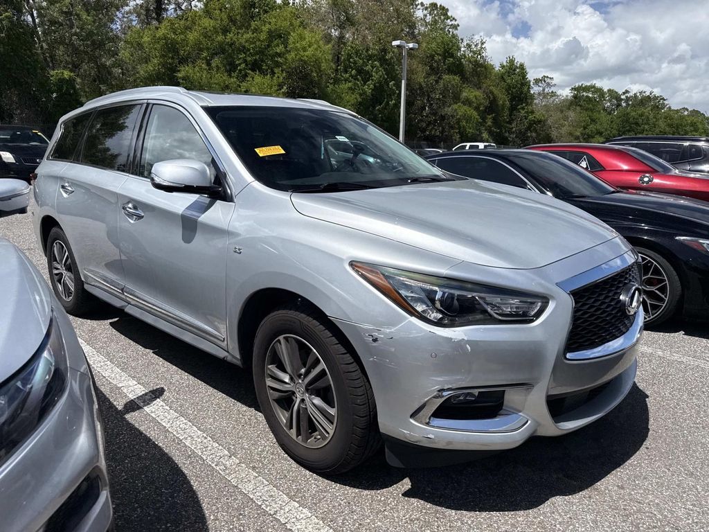 Gray (Liquid Platinum) 2019 INFINITI QX60 Luxe FWD SUV / Crossover Front-Wheel Drive Continuously Variable Transmission