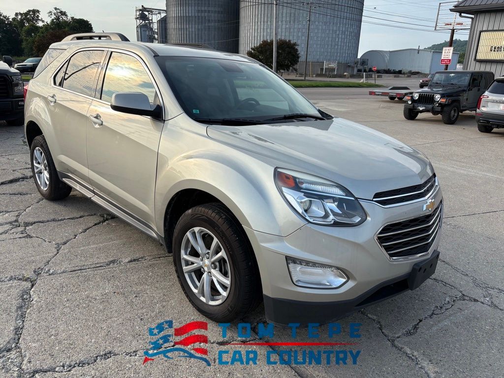 Champagne Silver Metallic 2016 Chevrolet Equinox SUV / Crossover Front-Wheel Drive 6-Speed Automatic Overdrive
