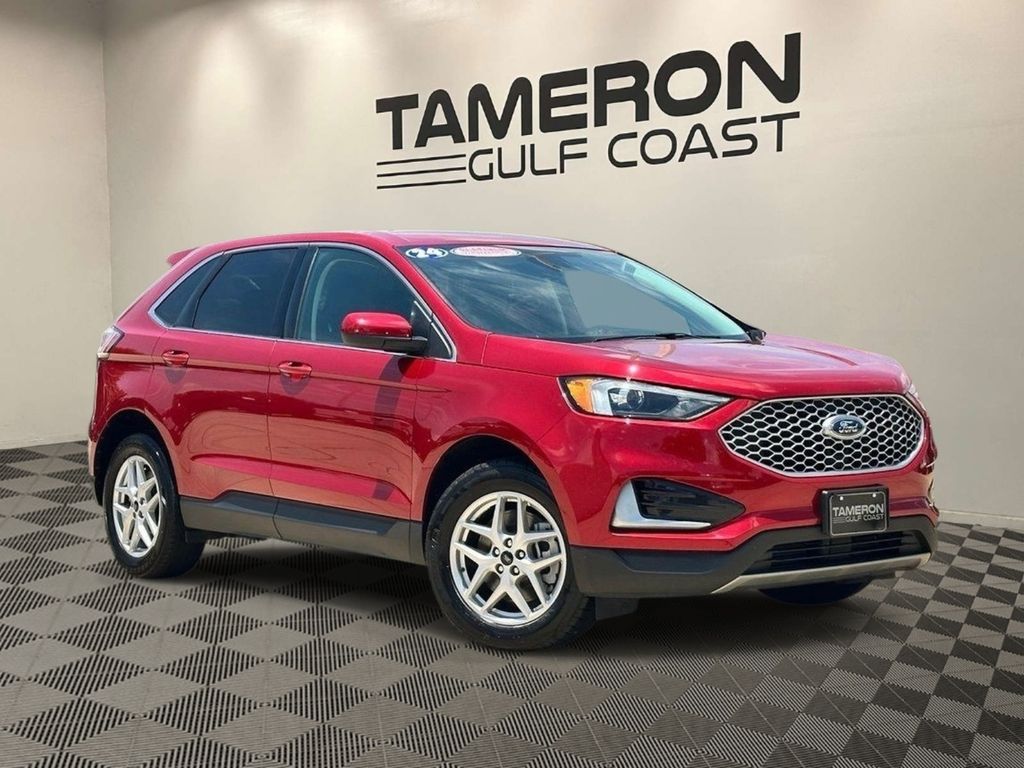 Red Metallic 2024 Ford Edge SUV / Crossover All-Wheel Drive 8-Speed Automatic