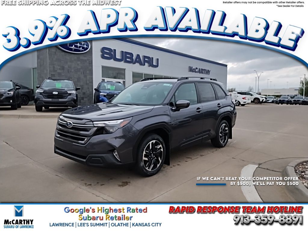 Gray 2026 Subaru Forester Hybrid Premium AWD SUV / Crossover All-Wheel Drive Continuously Variable Transmission