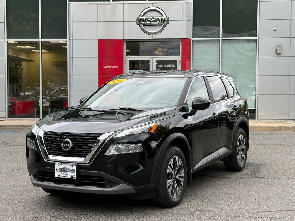 Super Black 2023 Nissan Rogue SUV / Crossover All-Wheel Drive Continuously Variable Transmission
