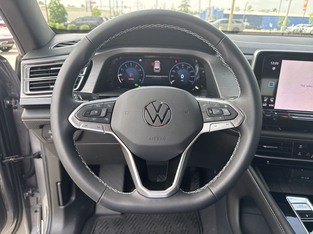 2026 Volkswagen Atlas Cross Sport 2.0T SE w/Technology Silver at DeMontrond Automotive Group