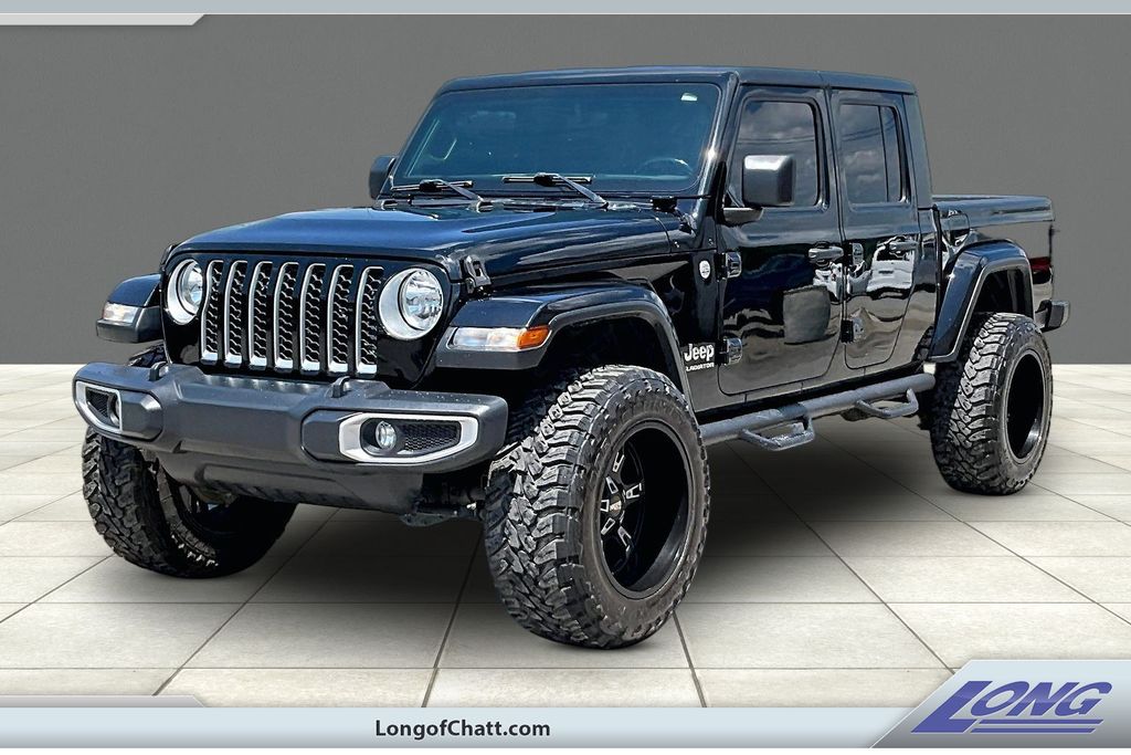 Black Clearcoat 2020 Jeep Gladiator Pickup Truck Four-Wheel Drive 8-Speed Automatic