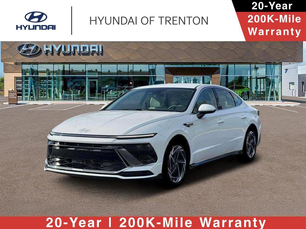 Serenity White 2026 Hyundai Sonata Sedan Front-Wheel Drive 8-Speed Automatic