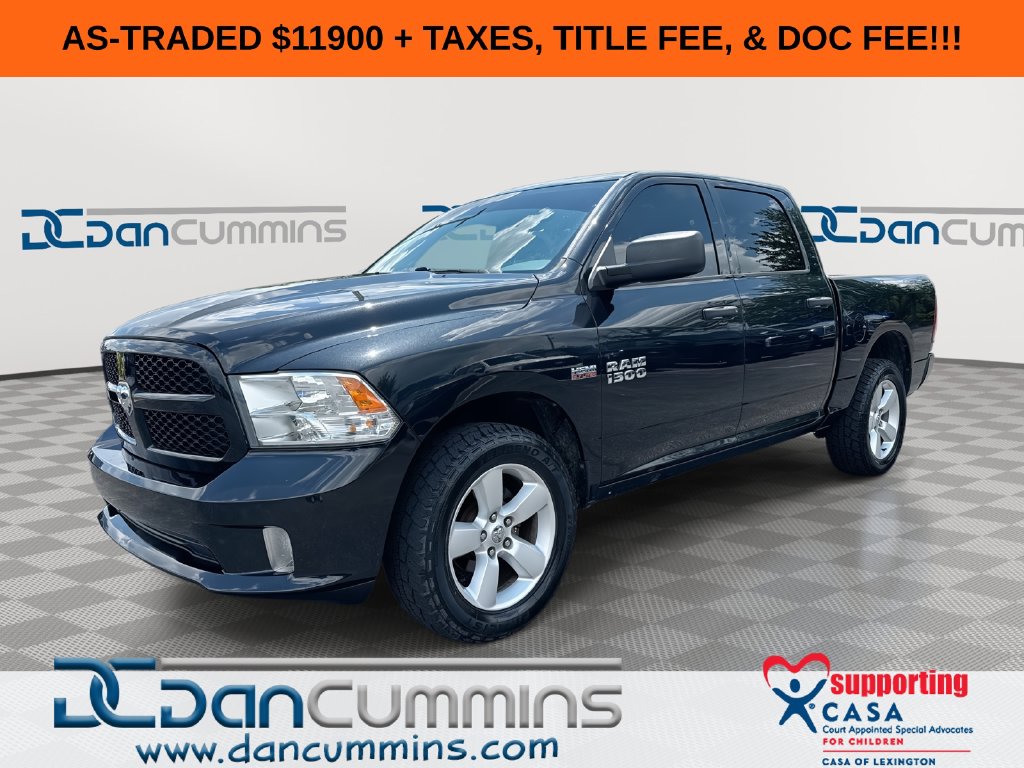 Brilliant Black Crystal Pearlcoat 2016 RAM 1500 Pickup Truck Four-Wheel Drive 8-Speed Automatic