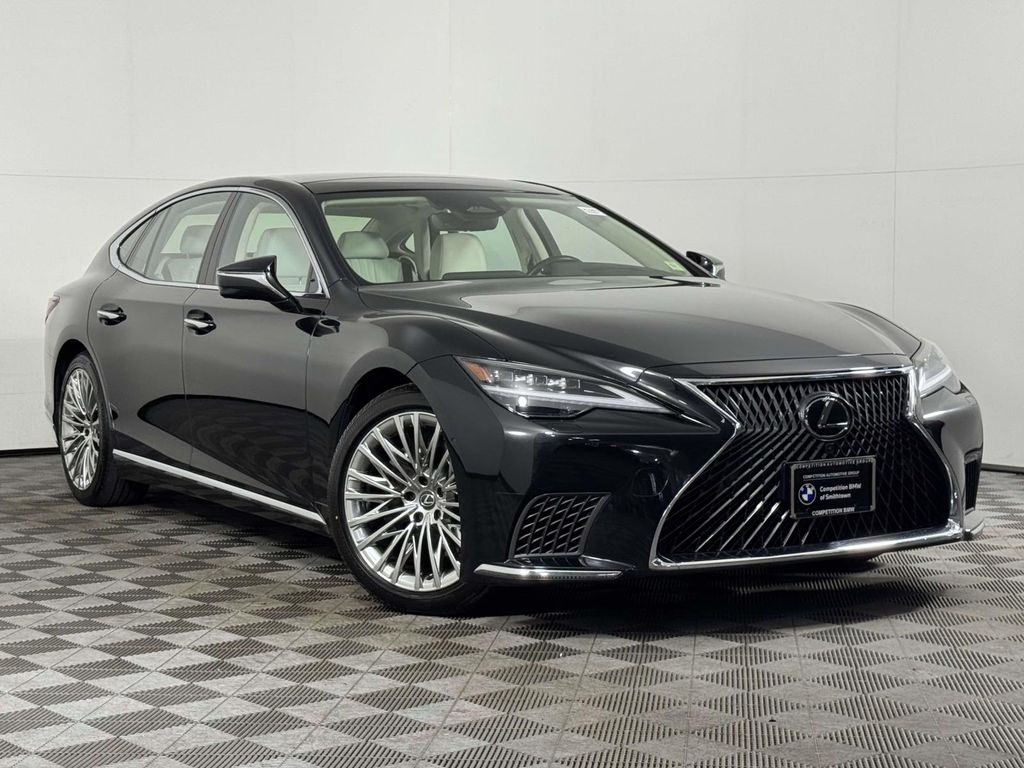 Black (Caviar) 2024 Lexus LS Sedan All-Wheel Drive Automatic