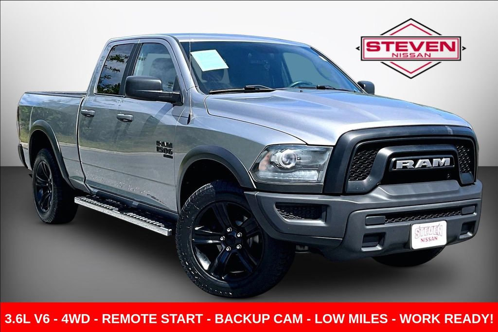 Billet Silver Metallic Clearcoat 2021 RAM 1500 Pickup Truck Four-Wheel Drive 8-Speed Automatic
