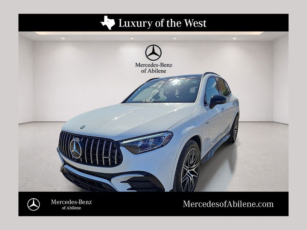 Polar White 2025 Mercedes-Benz GLC SUV / Crossover All-Wheel Drive 9-Speed Automatic