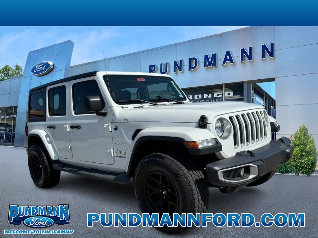 Bright White Clearcoat 2019 Jeep Wrangler SUV / Crossover Four-Wheel Drive 8-Speed Automatic