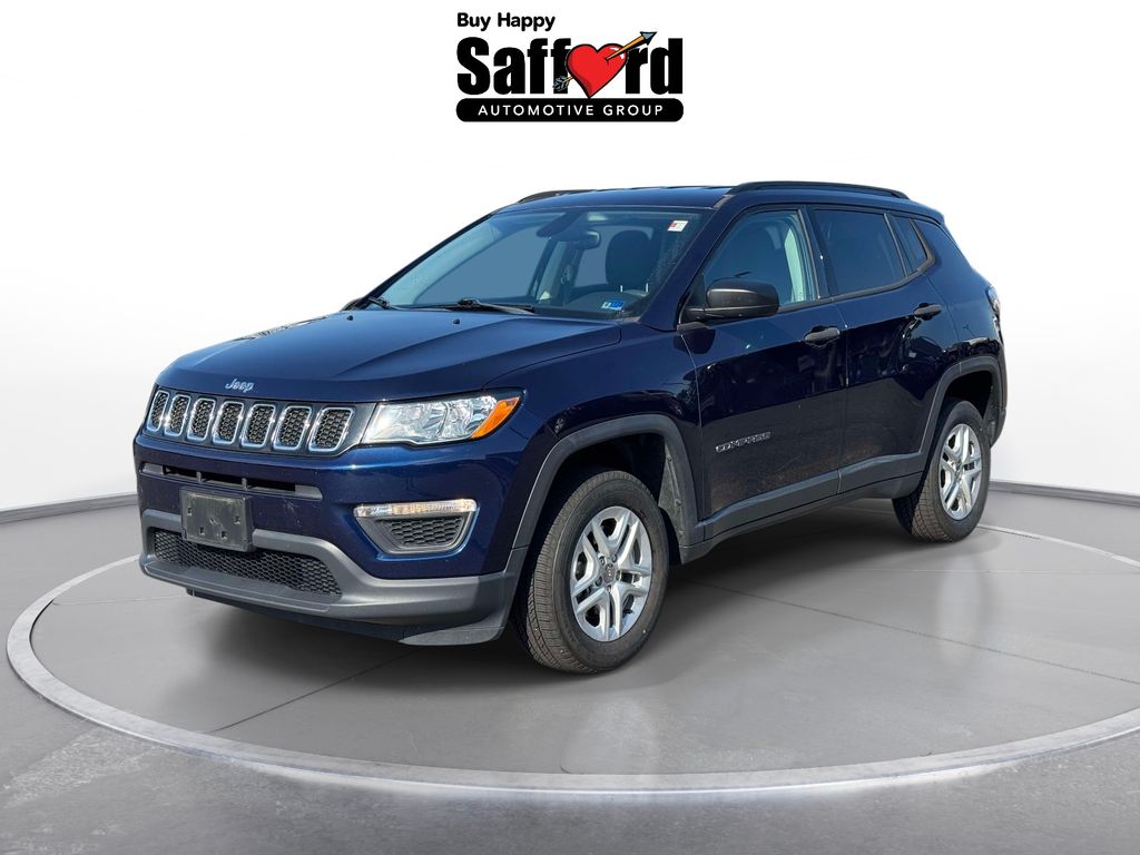 Blue Pearl 2018 Jeep Compass SUV / Crossover Four-Wheel Drive 9-Speed Automatic