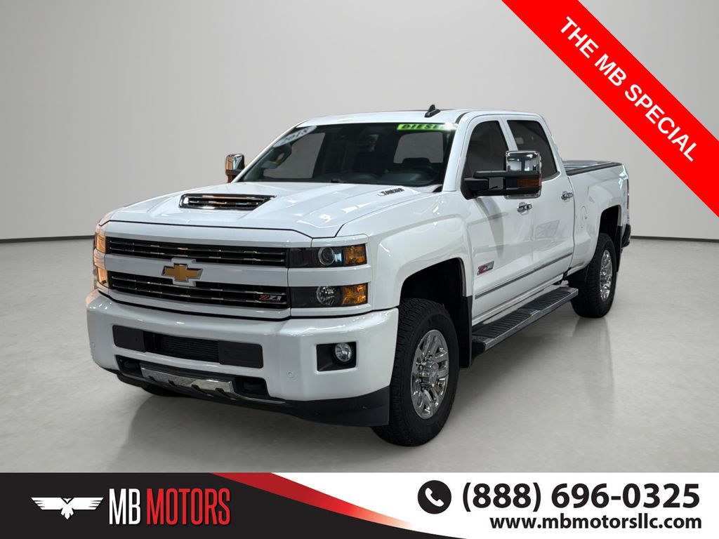 White 2018 Chevrolet Silverado 3500HD Pickup Truck Four-Wheel Drive Automatic