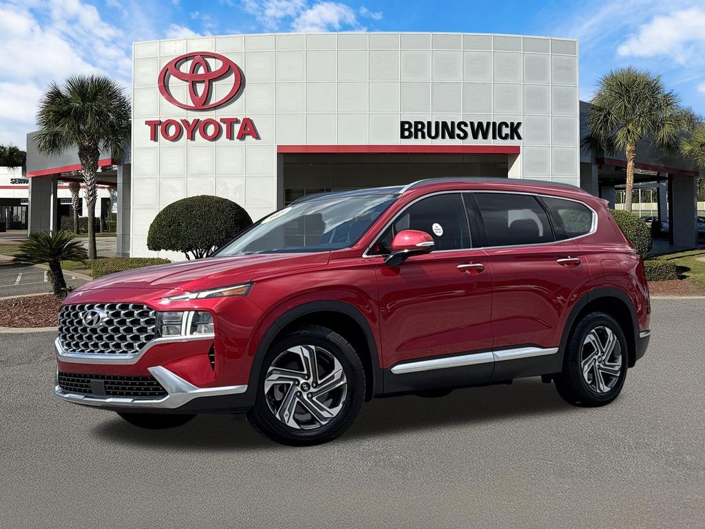Calypso Red 2022 Hyundai Santa Fe SUV / Crossover Front-Wheel Drive 8-Speed Automatic