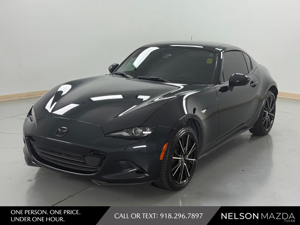 Jet Black Mica 2025 Mazda MX-5 Miata Convertible Rear-Wheel Drive 6-Speed Automatic