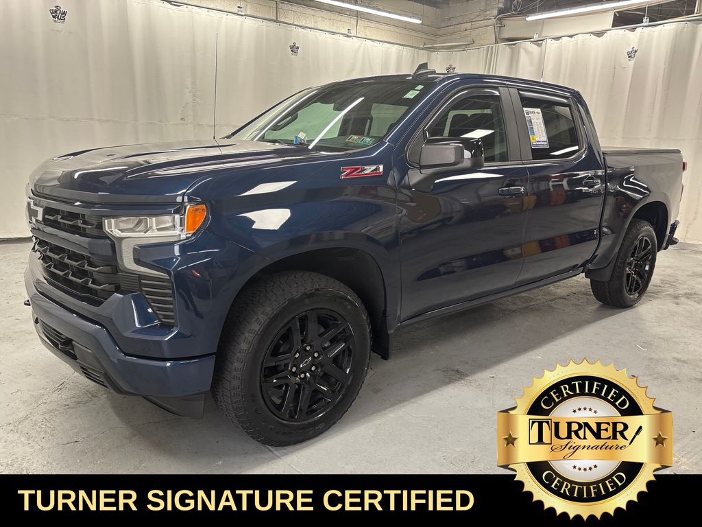Northsky Blue Metallic 2023 Chevrolet Silverado 1500 Pickup Truck Four-Wheel Drive Automatic