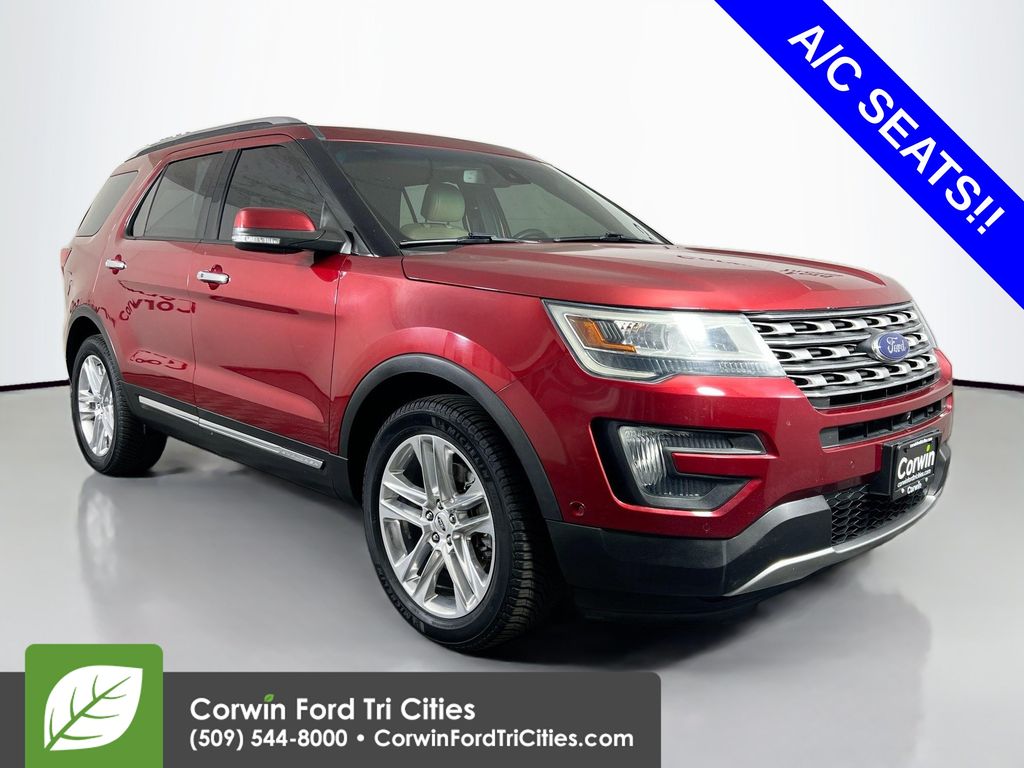 Ruby Red Metallic Tinted Clearcoat 2016 Ford Explorer SUV / Crossover Front-Wheel Drive 6-Speed Automatic