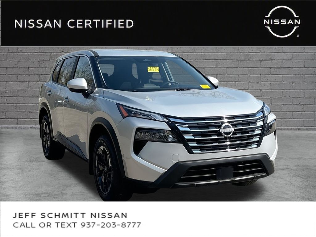 Brilliant Silver Metallic 2025 Nissan Rogue SUV / Crossover Front-Wheel Drive Continuously Variable Transmission