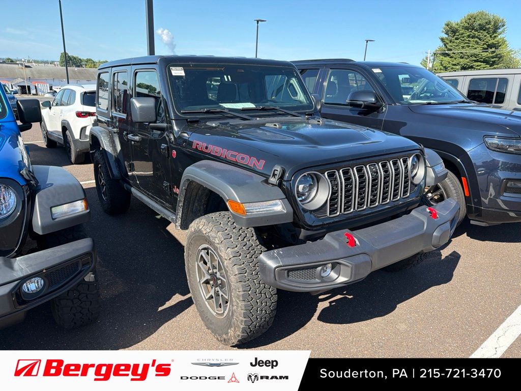 Black Clearcoat 2026 Jeep Wrangler SUV / Crossover Four-Wheel Drive 8-Speed Automatic