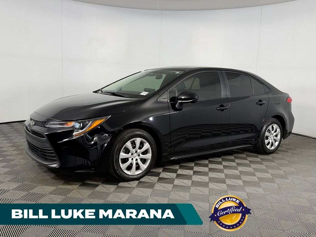 Midnight Black Metallic 2026 Toyota Corolla Sedan Front-Wheel Drive Continuously Variable Transmission