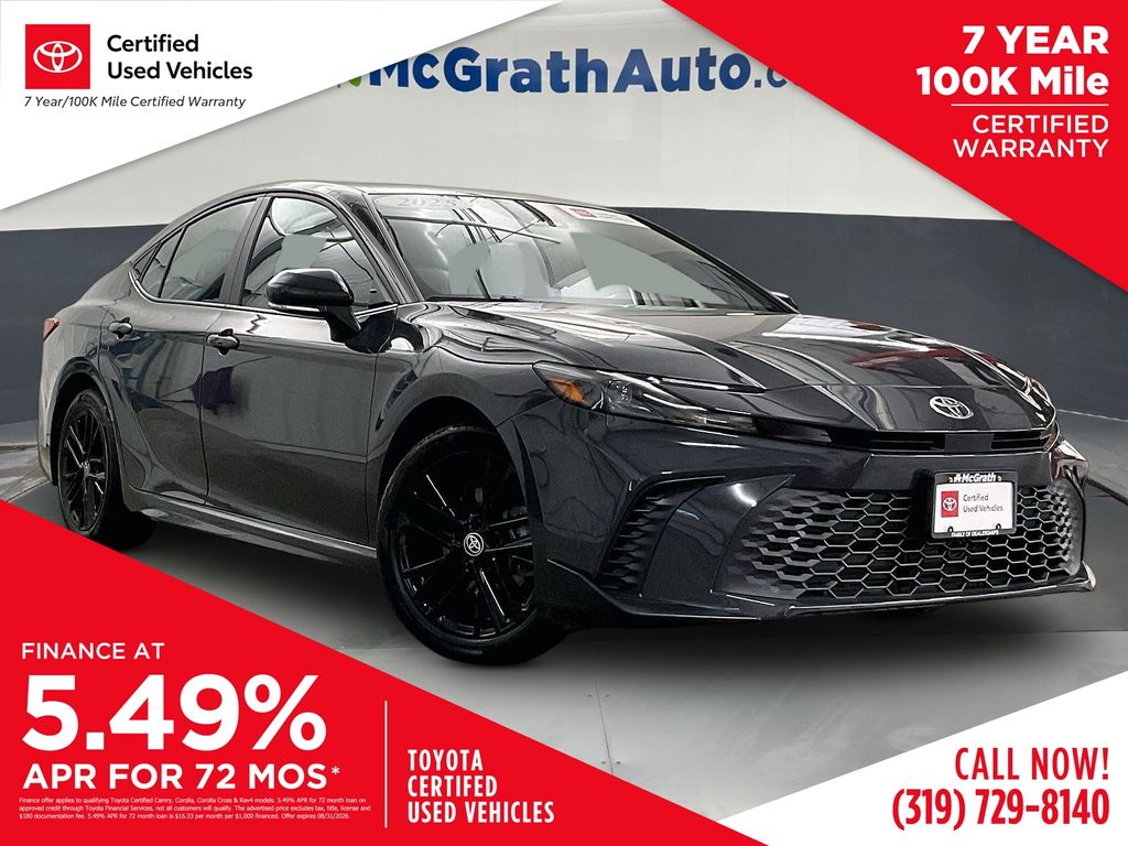 Underground 2025 Toyota Camry Sedan All-Wheel Drive Continuously Variable Transmission