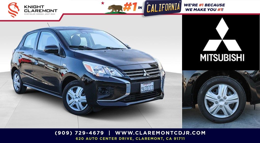 Graphite Gray Metallic 2024 Mitsubishi Mirage Hatchback Front-Wheel Drive Continuously Variable Transmission
