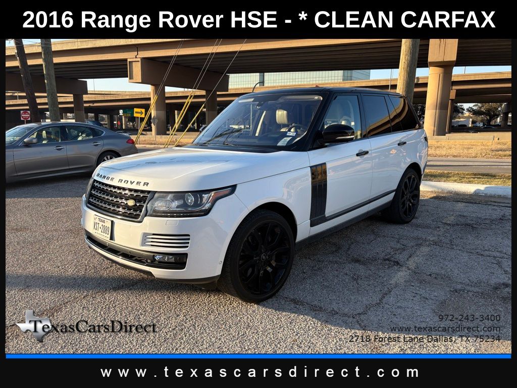 2016 Land Rover Range Rover V6 HSE 4WD
