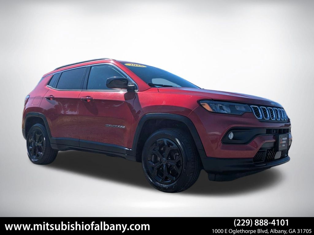 Red 2025 Jeep Compass SUV / Crossover Four-Wheel Drive 8-Speed Automatic