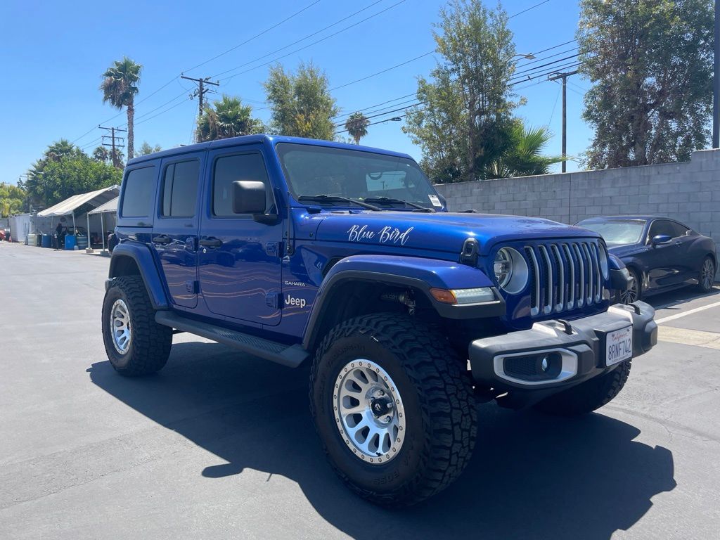 Ocean Blue Metallic Clearcoat 2020 Jeep Wrangler SUV / Crossover Four-Wheel Drive 8-Speed Automatic