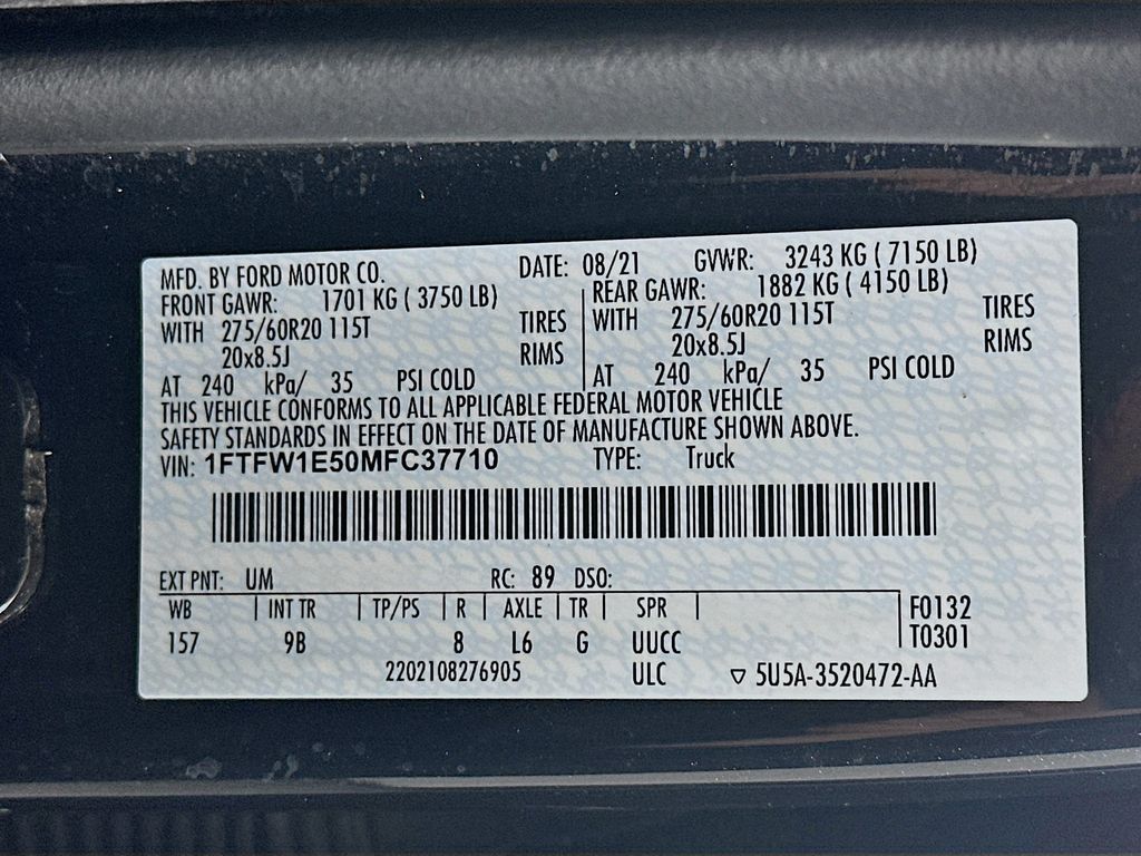 Used 2021 Black Ford Platinum image 37