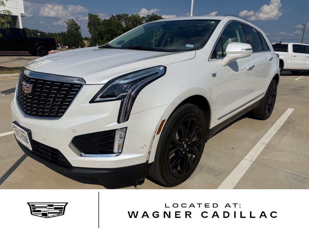 Crystal White Tricoat 2023 Cadillac XT5 SUV / Crossover Front-Wheel Drive 9-Speed Automatic