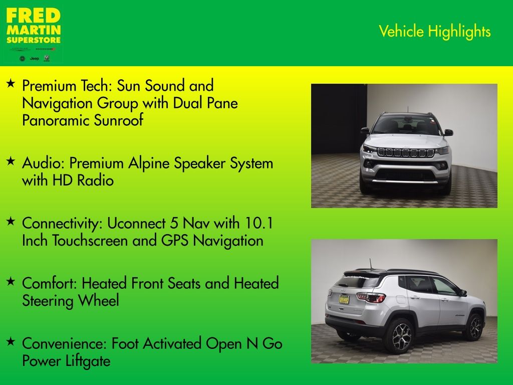 new 2026 Jeep Compass car, priced at $30,894