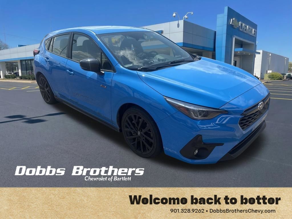 Oasis Blue Pearl 2024 Subaru Impreza RS AWD Wagon All-Wheel Drive Continuously Variable Transmission