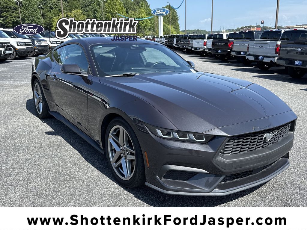 Gray Metallic 2024 Ford Mustang Coupe Rear-Wheel Drive Automatic