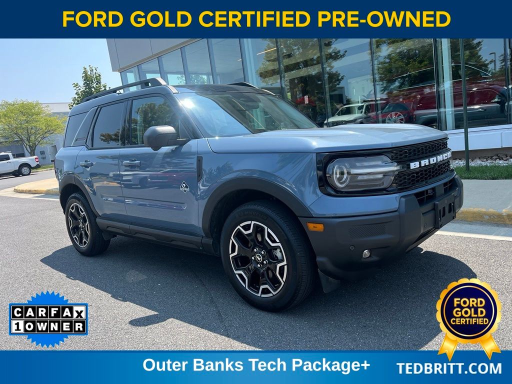Blue (Azure Gray Metallic) 2025 Ford Bronco Sport SUV / Crossover All-Wheel Drive 8-Speed Automatic