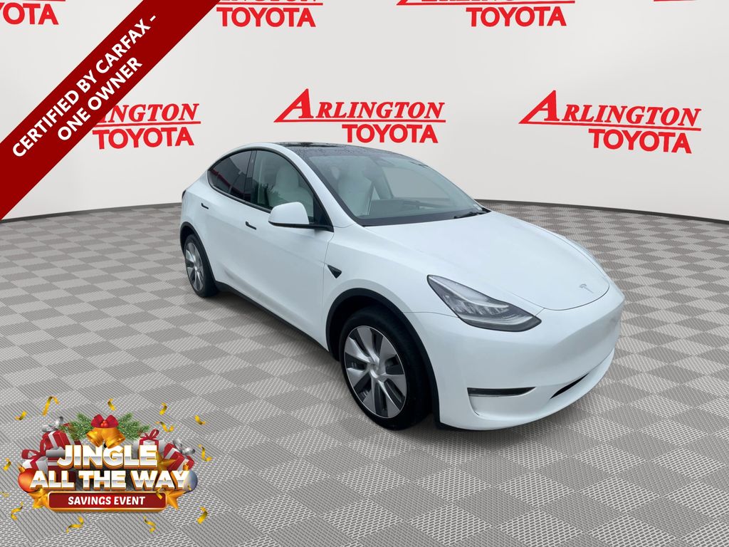 Used 2023 Tesla Model Y Long Range with VIN 7SAYGDEE6PA111996 for sale in Jacksonville, FL
