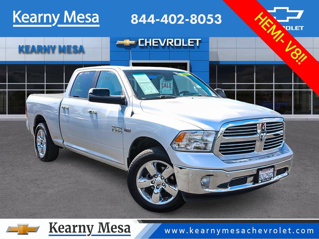 Bright Silver Clearcoat Metallic 2018 RAM 1500 Pickup Truck 4X2 8-Speed Automatic