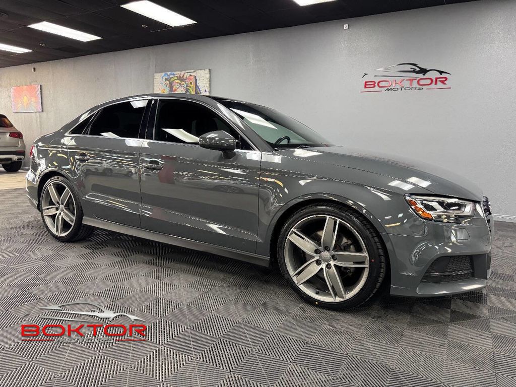 Gray Metallic 2019 Audi A3 Sedan Front-Wheel Drive 7-Speed Automatic