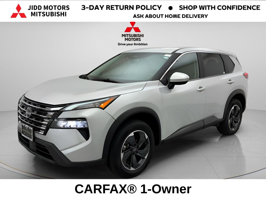 Brilliant Silver Metallic 2025 Nissan Rogue SUV / Crossover All-Wheel Drive Continuously Variable Transmission