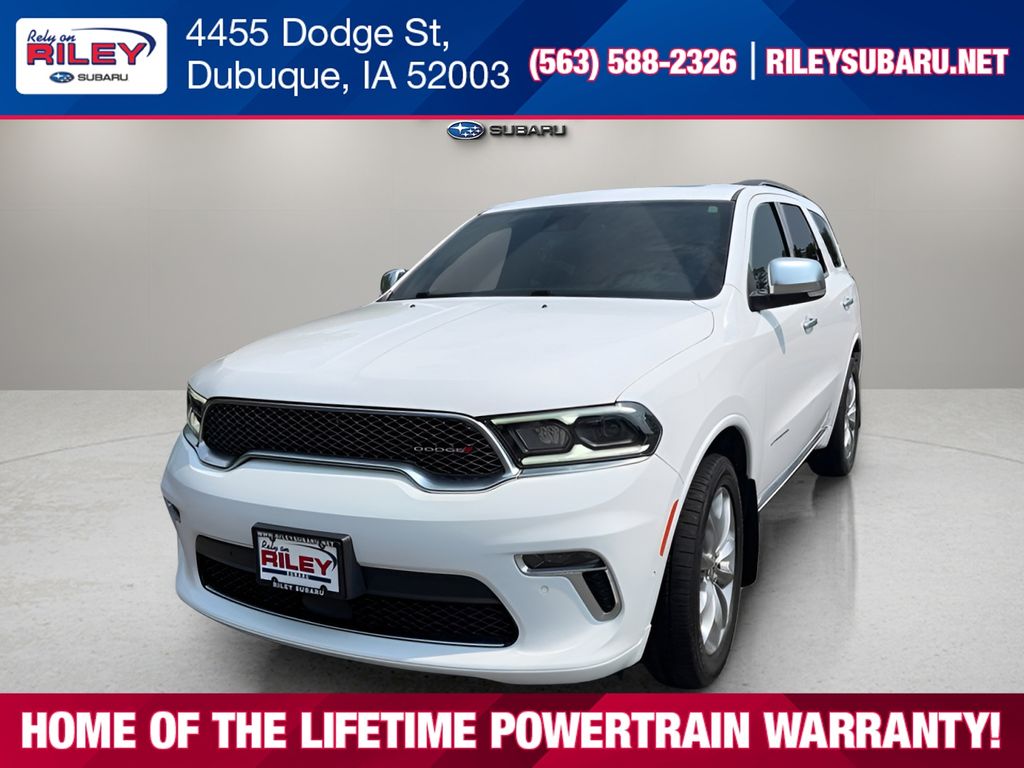 White Knuckle Clearcoat 2022 Dodge Durango SUV / Crossover All-Wheel Drive 8-Speed Automatic