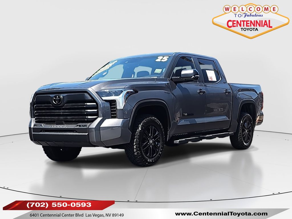 Magnetic Gray Metallic 2025 Toyota Tundra SR5 CrewMax Cab 4WD Pickup Truck Four-Wheel Drive Automatic