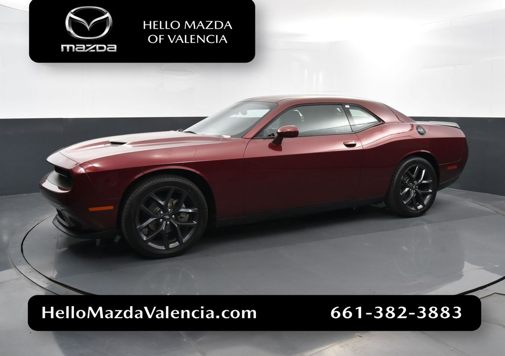 Octane Red Pearlcoat 2021 Dodge Challenger SXT RWD Coupe Rear-Wheel Drive 8-Speed Automatic