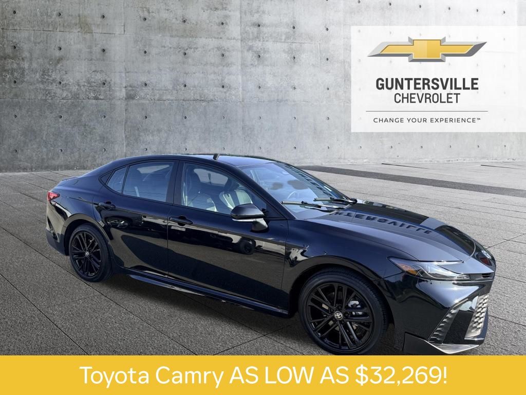 Midnight Black Metallic 2026 Toyota Camry Sedan Front-Wheel Drive Continuously Variable Transmission
