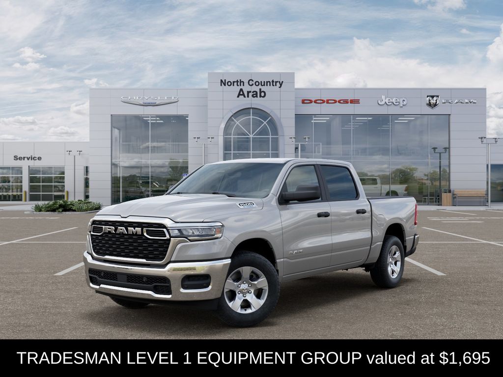 Silver Zynith 2026 RAM 1500 Pickup Truck Four-Wheel Drive 8-Speed Automatic