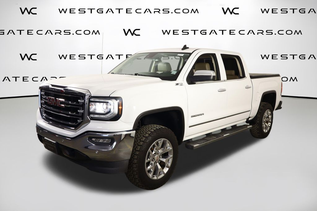 Summit White 2017 GMC Sierra 1500 Pickup Truck Four-Wheel Drive 6-Speed Automatic Overdrive