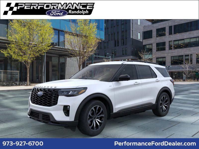 Star White Metallic Tri-Coat 2026 Ford Explorer SUV / Crossover All-Wheel Drive Automatic