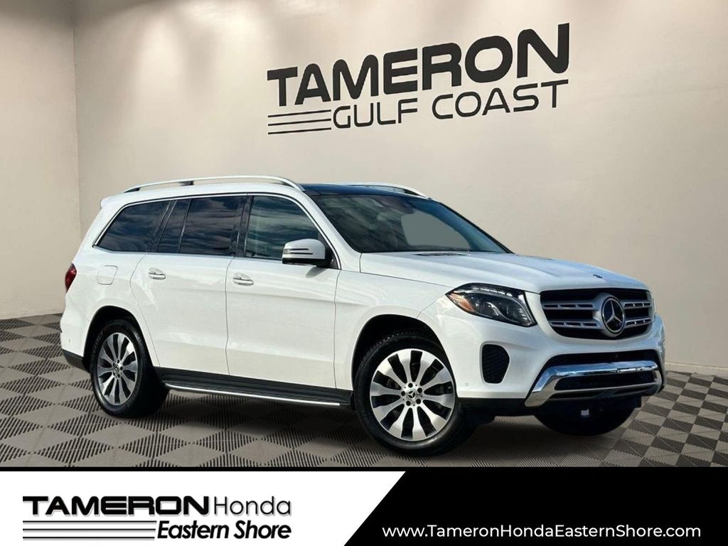 White 2019 Mercedes-Benz GLS 450 4MATIC SUV / Crossover All-Wheel Drive 9-Speed Automatic